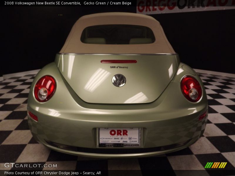 Gecko Green / Cream Beige 2008 Volkswagen New Beetle SE Convertible