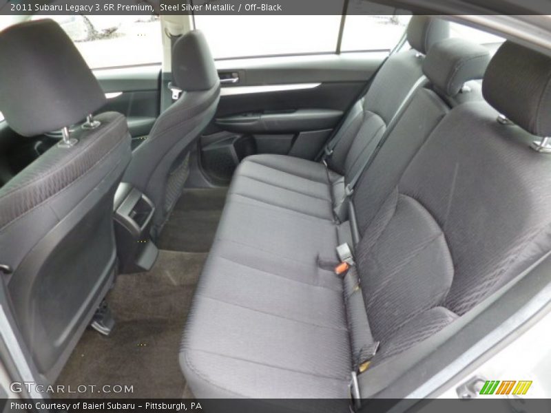 Steel Silver Metallic / Off-Black 2011 Subaru Legacy 3.6R Premium
