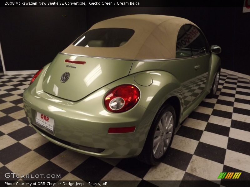 Gecko Green / Cream Beige 2008 Volkswagen New Beetle SE Convertible