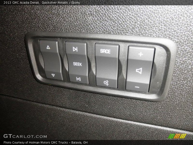 Quicksilver Metallic / Ebony 2013 GMC Acadia Denali