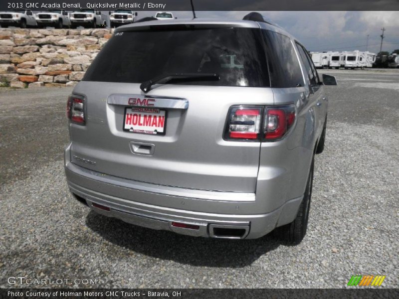 Quicksilver Metallic / Ebony 2013 GMC Acadia Denali