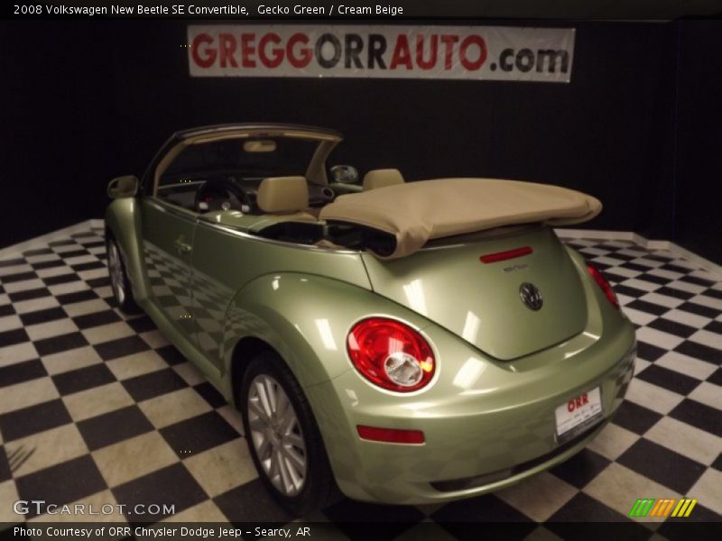 Gecko Green / Cream Beige 2008 Volkswagen New Beetle SE Convertible