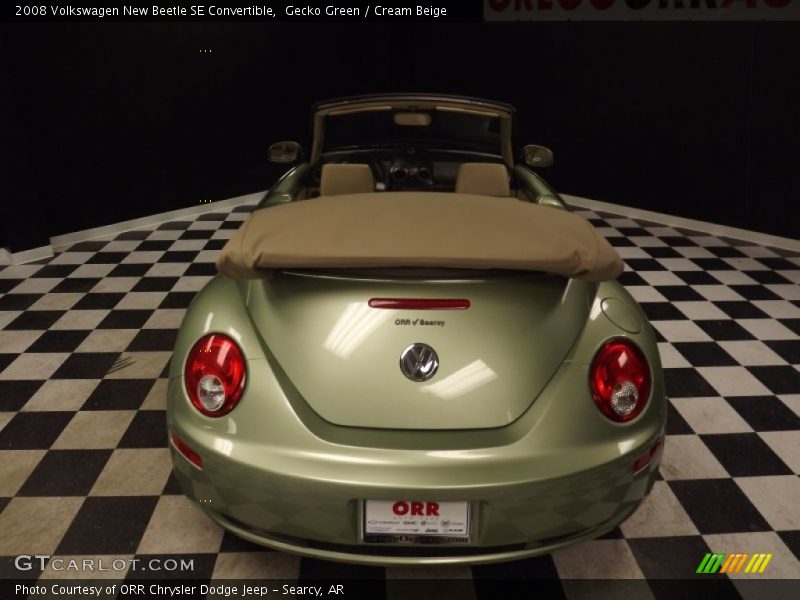 Gecko Green / Cream Beige 2008 Volkswagen New Beetle SE Convertible