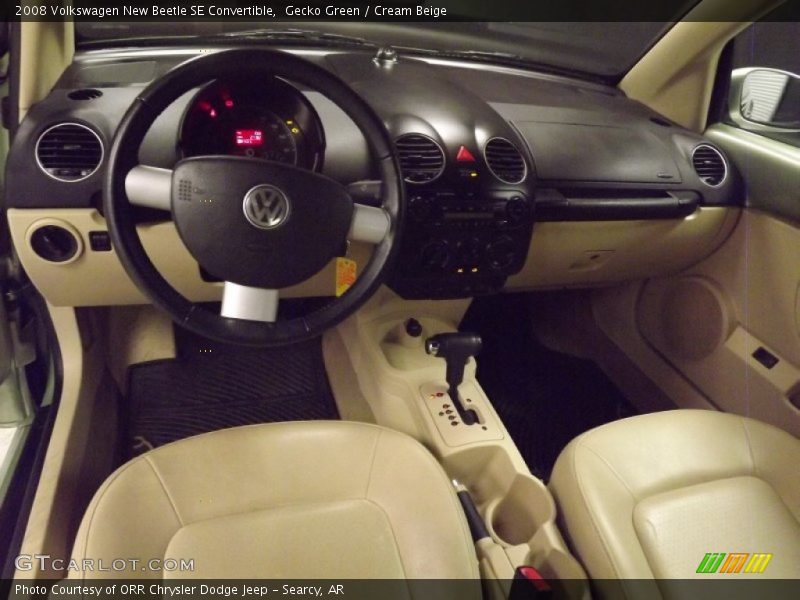 Gecko Green / Cream Beige 2008 Volkswagen New Beetle SE Convertible