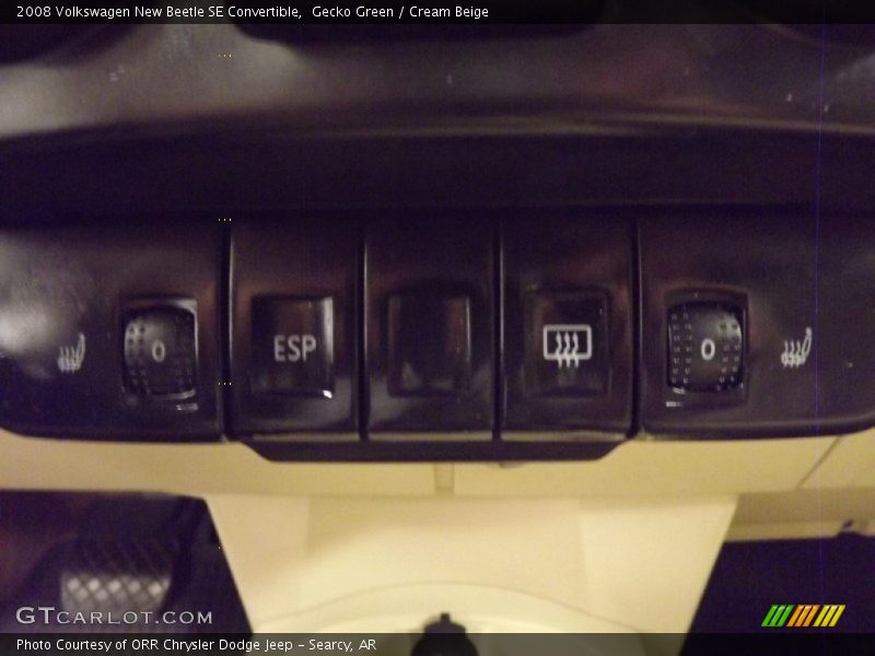 Gecko Green / Cream Beige 2008 Volkswagen New Beetle SE Convertible