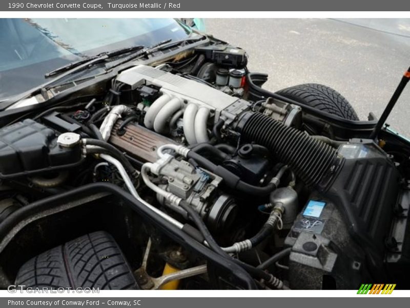  1990 Corvette Coupe Engine - 5.7 Liter OHV 16-Valve V8