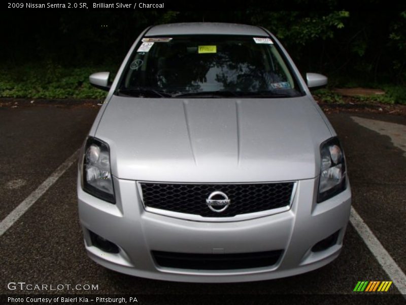 Brilliant Silver / Charcoal 2009 Nissan Sentra 2.0 SR