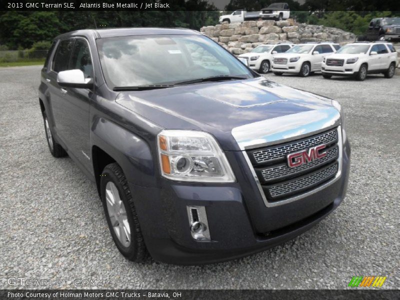 Atlantis Blue Metallic / Jet Black 2013 GMC Terrain SLE