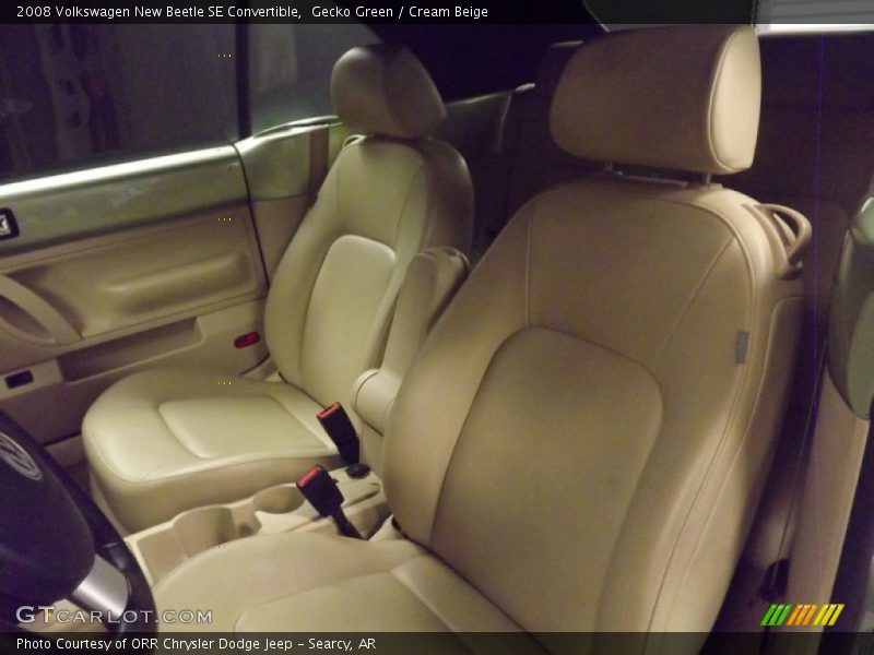 Gecko Green / Cream Beige 2008 Volkswagen New Beetle SE Convertible