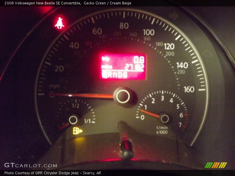 Gecko Green / Cream Beige 2008 Volkswagen New Beetle SE Convertible