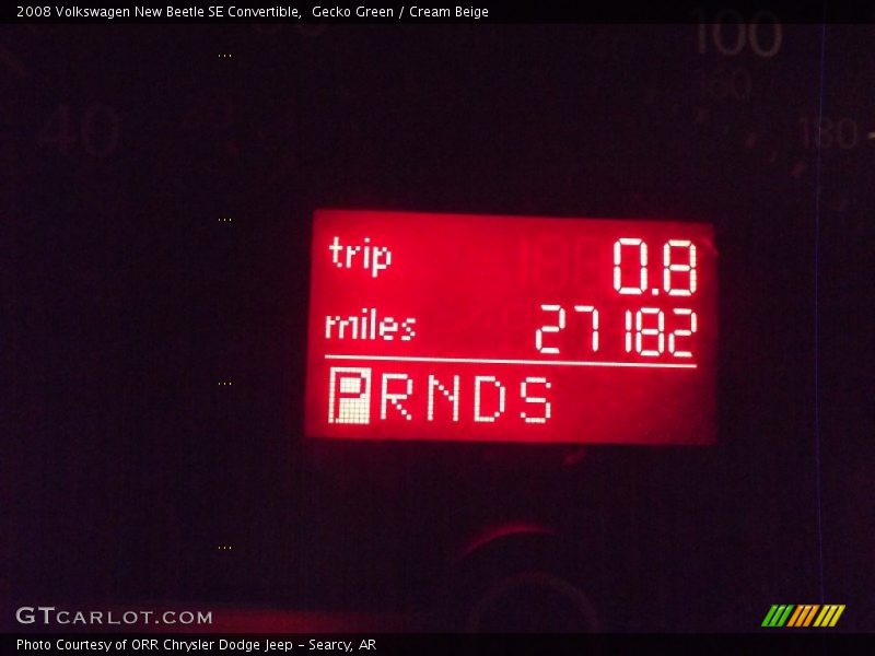 Gecko Green / Cream Beige 2008 Volkswagen New Beetle SE Convertible