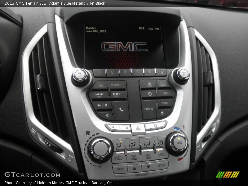 Atlantis Blue Metallic / Jet Black 2013 GMC Terrain SLE