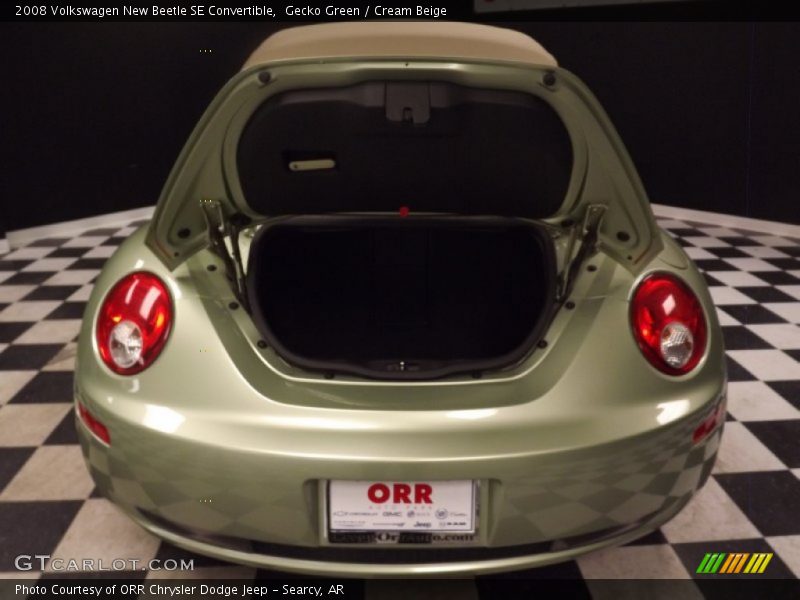 Gecko Green / Cream Beige 2008 Volkswagen New Beetle SE Convertible