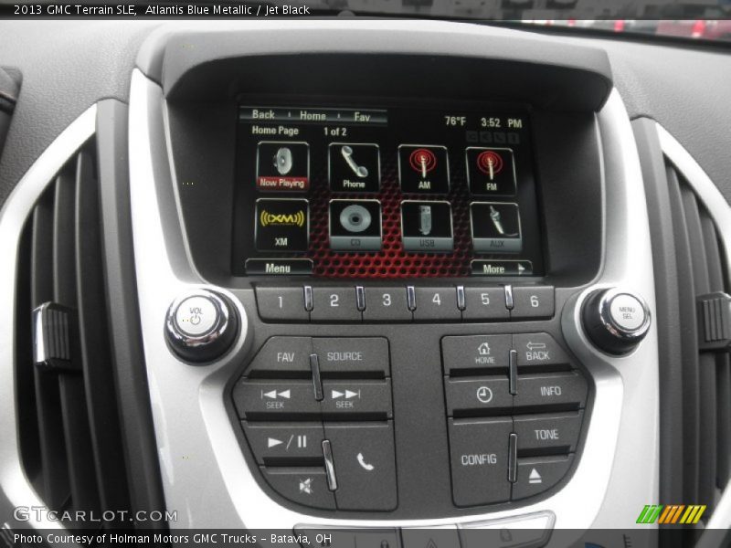 Atlantis Blue Metallic / Jet Black 2013 GMC Terrain SLE