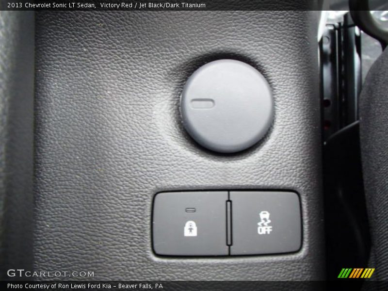 Victory Red / Jet Black/Dark Titanium 2013 Chevrolet Sonic LT Sedan