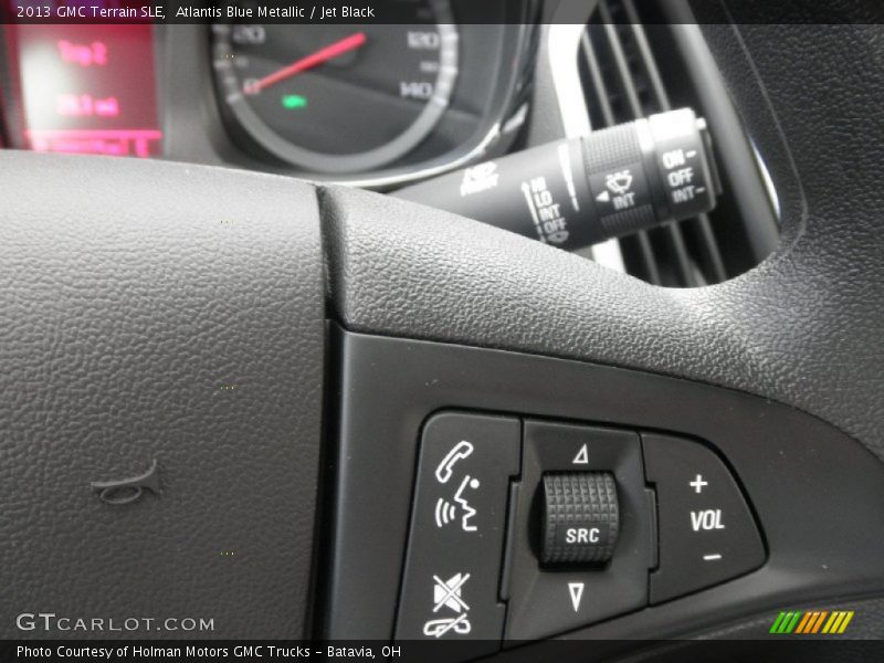 Atlantis Blue Metallic / Jet Black 2013 GMC Terrain SLE