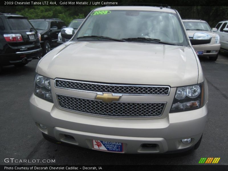 Gold Mist Metallic / Light Cashmere 2009 Chevrolet Tahoe LTZ 4x4