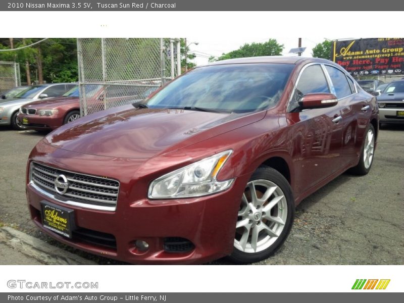 Tuscan Sun Red / Charcoal 2010 Nissan Maxima 3.5 SV