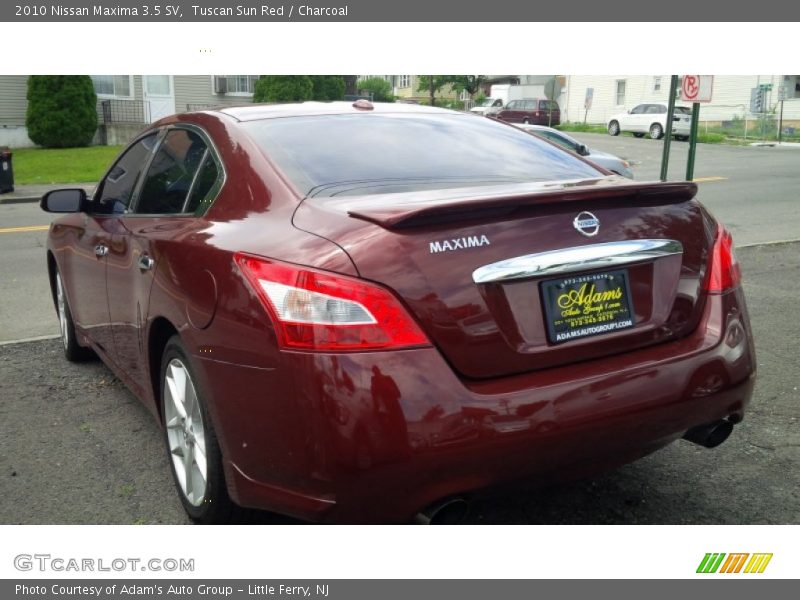 Tuscan Sun Red / Charcoal 2010 Nissan Maxima 3.5 SV