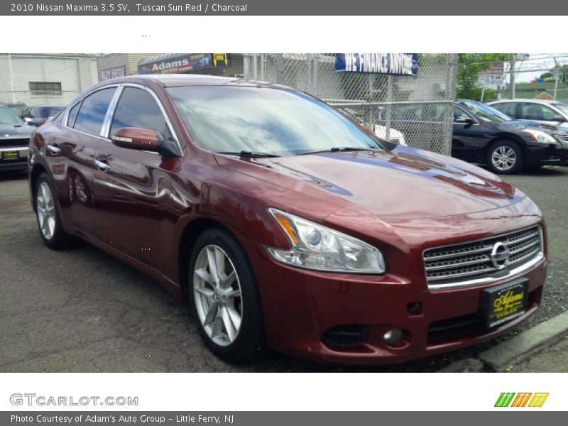 Tuscan Sun Red / Charcoal 2010 Nissan Maxima 3.5 SV