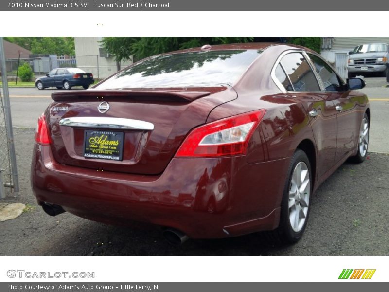 Tuscan Sun Red / Charcoal 2010 Nissan Maxima 3.5 SV