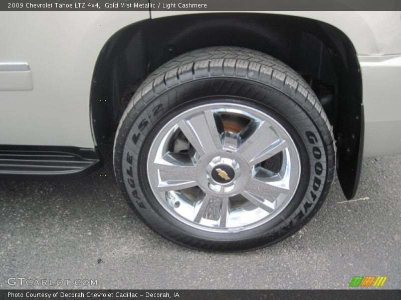 Gold Mist Metallic / Light Cashmere 2009 Chevrolet Tahoe LTZ 4x4