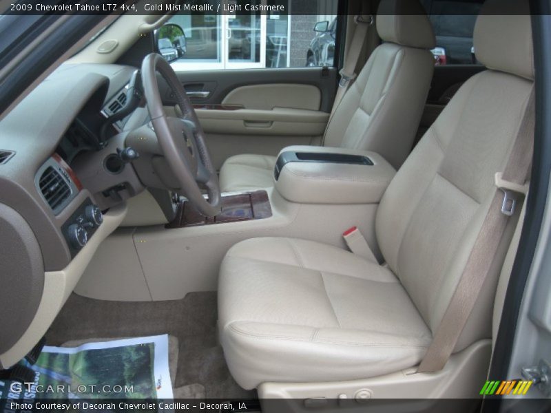 Gold Mist Metallic / Light Cashmere 2009 Chevrolet Tahoe LTZ 4x4