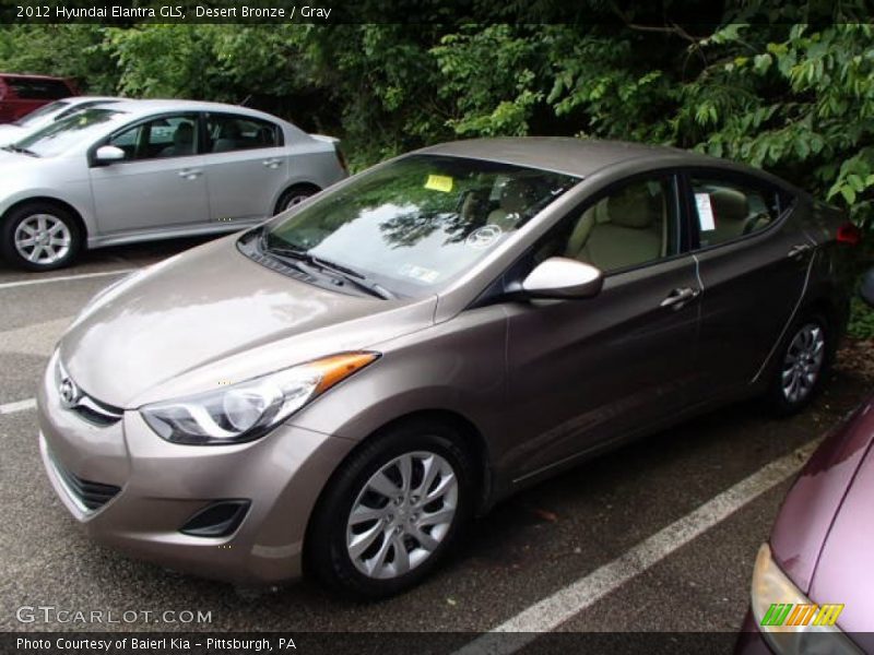 Desert Bronze / Gray 2012 Hyundai Elantra GLS