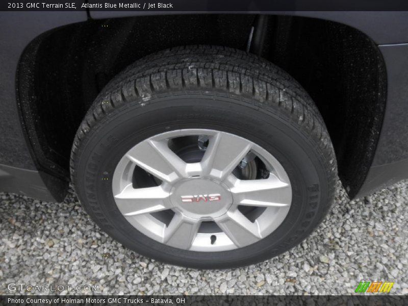 Atlantis Blue Metallic / Jet Black 2013 GMC Terrain SLE