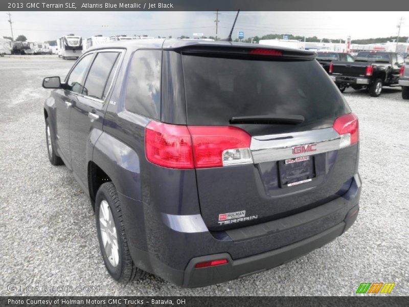 Atlantis Blue Metallic / Jet Black 2013 GMC Terrain SLE
