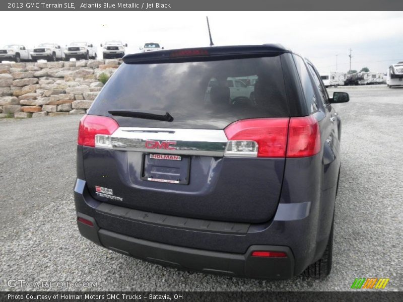 Atlantis Blue Metallic / Jet Black 2013 GMC Terrain SLE