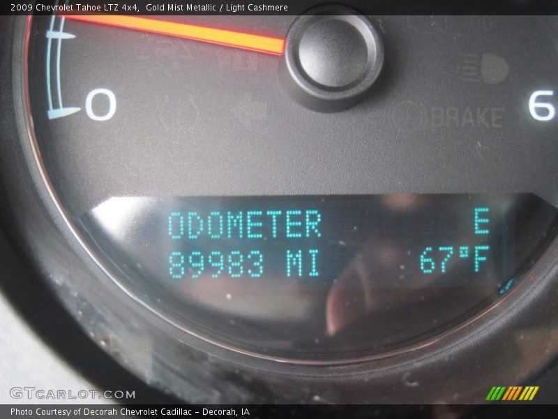 Gold Mist Metallic / Light Cashmere 2009 Chevrolet Tahoe LTZ 4x4