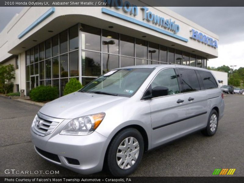 Alabaster Silver Metallic / Gray 2010 Honda Odyssey LX