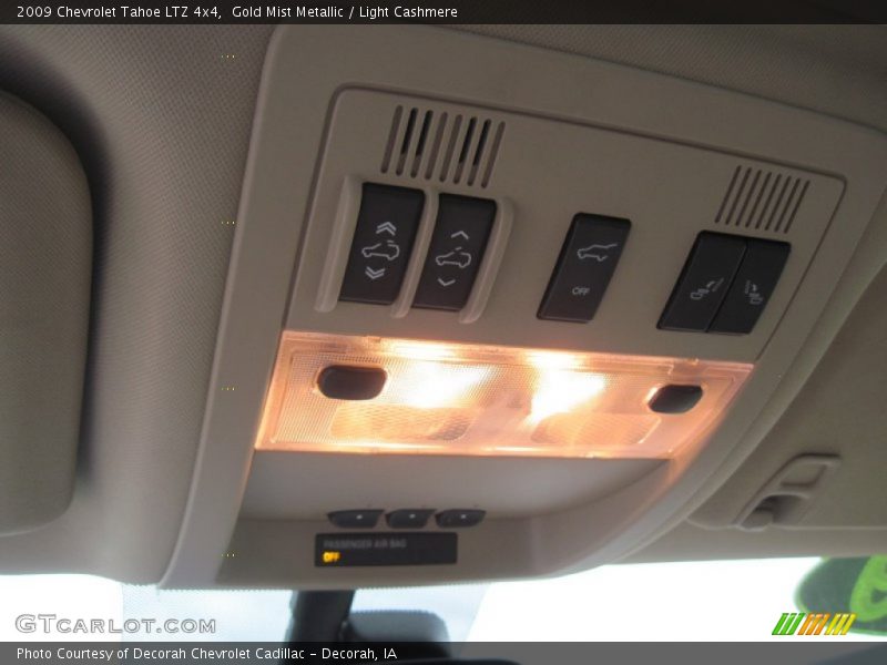 Gold Mist Metallic / Light Cashmere 2009 Chevrolet Tahoe LTZ 4x4