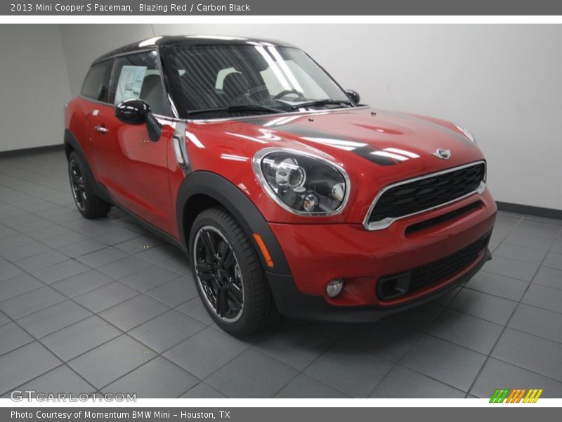 Blazing Red / Carbon Black 2013 Mini Cooper S Paceman