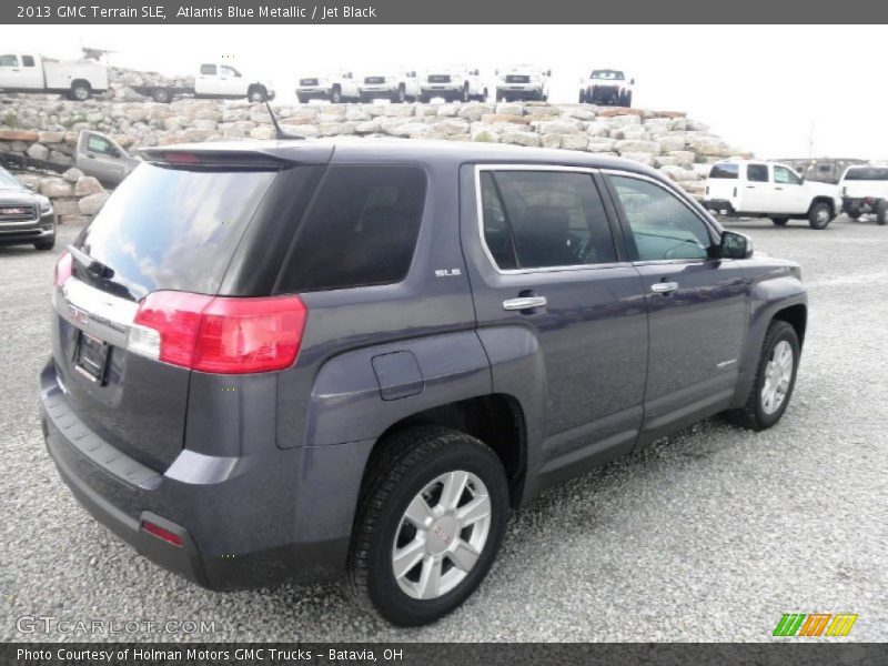 Atlantis Blue Metallic / Jet Black 2013 GMC Terrain SLE