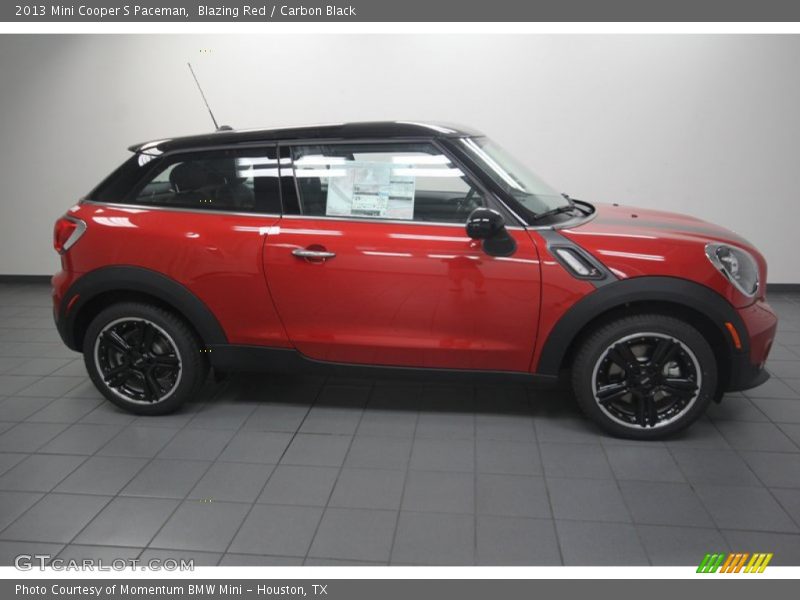Blazing Red / Carbon Black 2013 Mini Cooper S Paceman