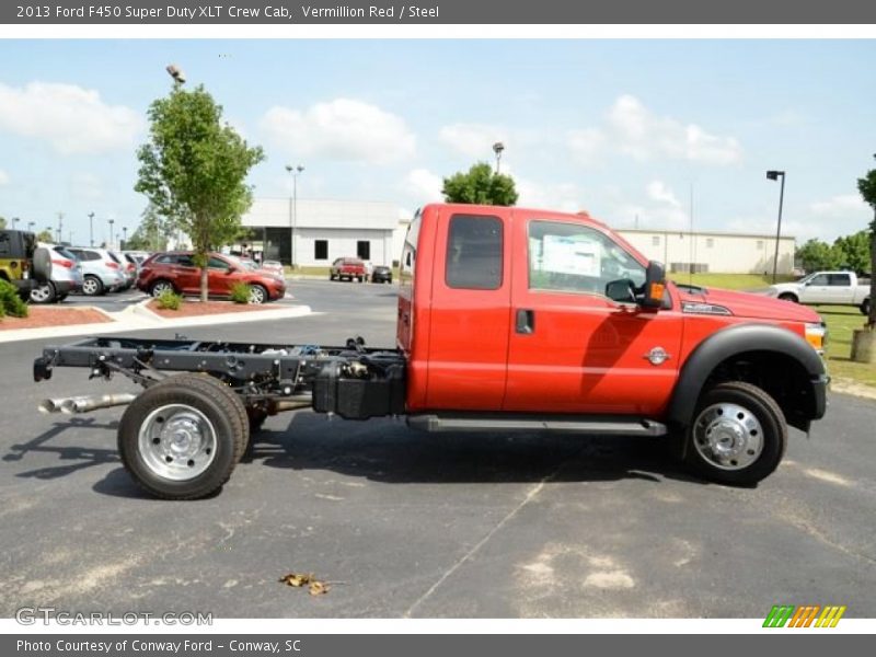  2013 F450 Super Duty XLT Crew Cab Vermillion Red
