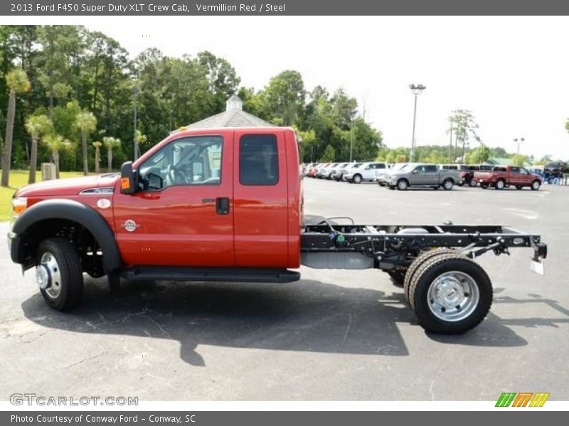  2013 F450 Super Duty XLT Crew Cab Vermillion Red