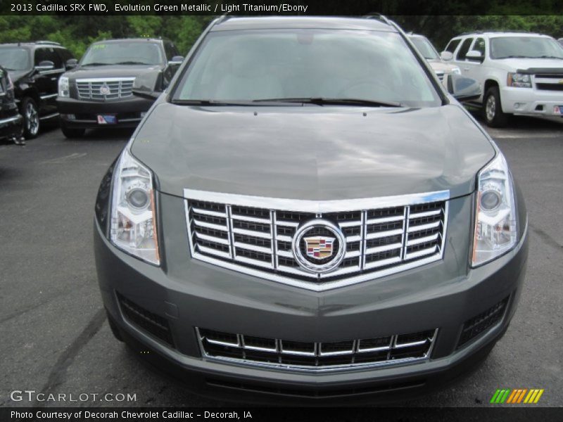 Evolution Green Metallic / Light Titanium/Ebony 2013 Cadillac SRX FWD