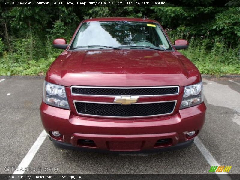 Deep Ruby Metallic / Light Titanium/Dark Titanium 2008 Chevrolet Suburban 1500 LT 4x4