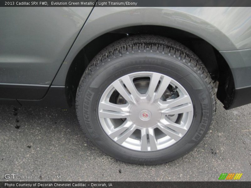 Evolution Green Metallic / Light Titanium/Ebony 2013 Cadillac SRX FWD