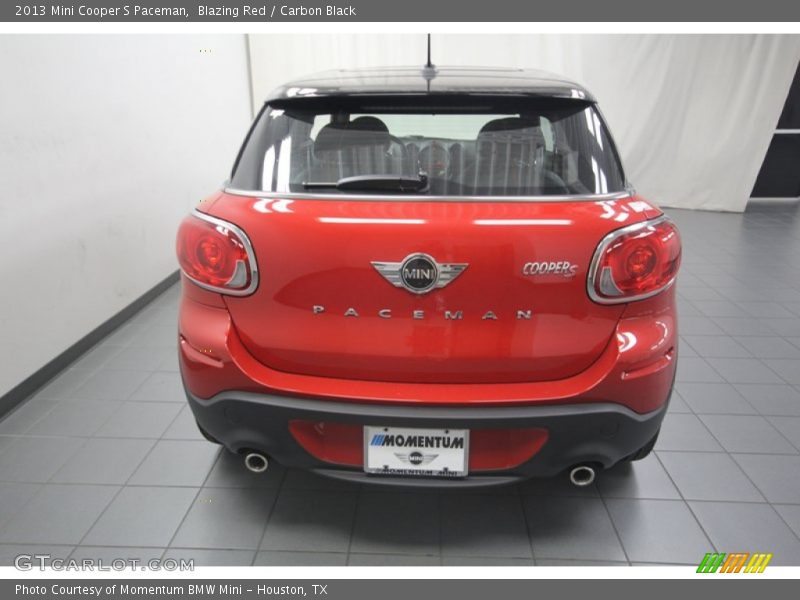 Blazing Red / Carbon Black 2013 Mini Cooper S Paceman