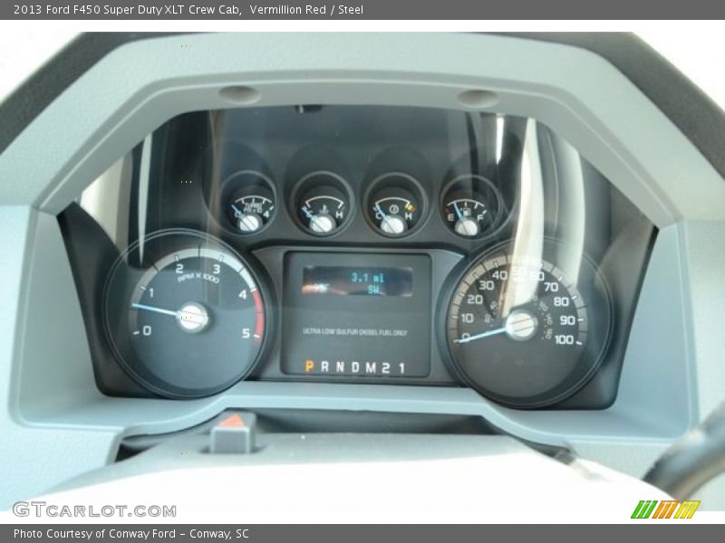  2013 F450 Super Duty XLT Crew Cab XLT Crew Cab Gauges
