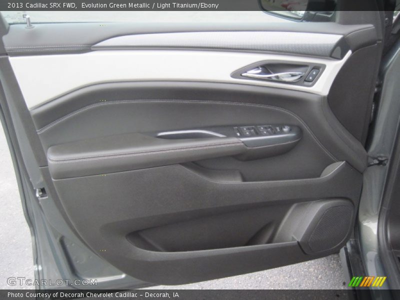 Evolution Green Metallic / Light Titanium/Ebony 2013 Cadillac SRX FWD