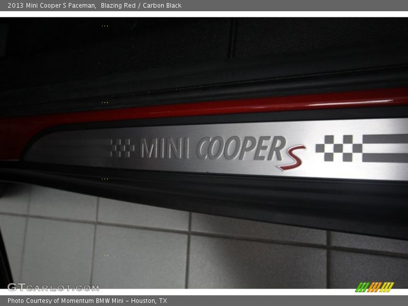 Blazing Red / Carbon Black 2013 Mini Cooper S Paceman