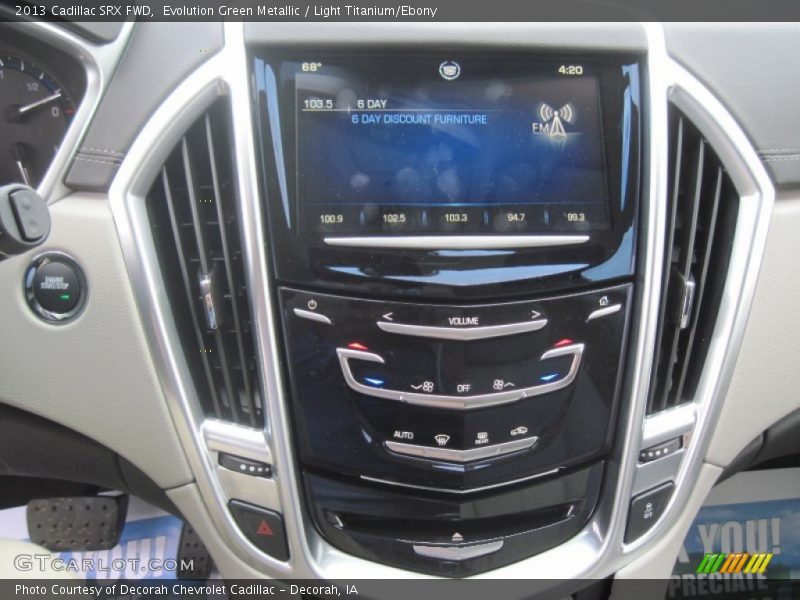 Evolution Green Metallic / Light Titanium/Ebony 2013 Cadillac SRX FWD