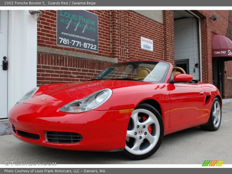Guards Red / Savanna Beige 2002 Porsche Boxster S