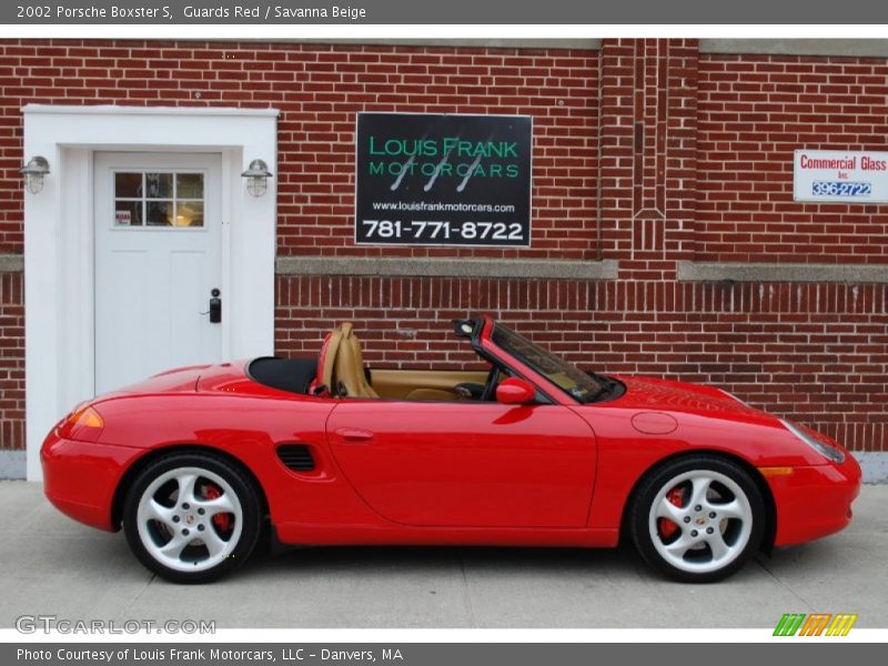 Guards Red / Savanna Beige 2002 Porsche Boxster S