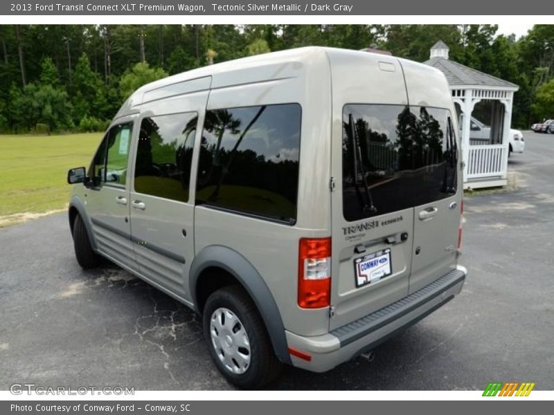 Tectonic Silver Metallic / Dark Gray 2013 Ford Transit Connect XLT Premium Wagon